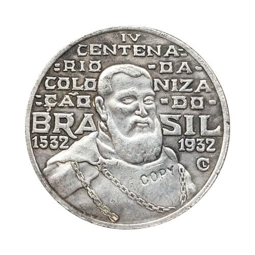 1932 Brazil 2000 Reis coins COPY