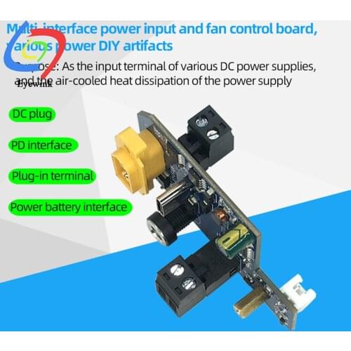XY-FAN Multi interface power input and fan control board various power supply DIY module three gear adjustment 6-70vdc