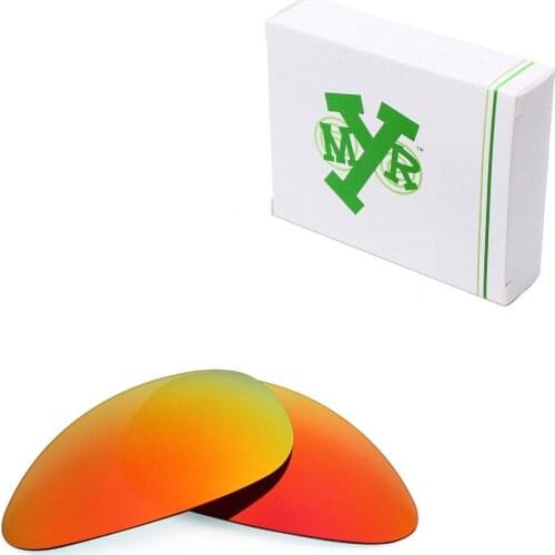 Mryok POLARIZED Replacement Lenses for Oakley Scar Sunglasses Fire Red