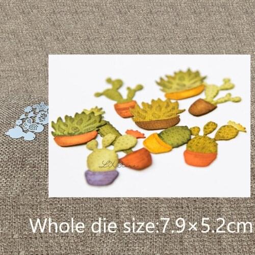 New Design Craft Metal stencil mold Cutting Dies cactus plants decoration scrapbook die cuts Album Paper Card Craft Embossing
