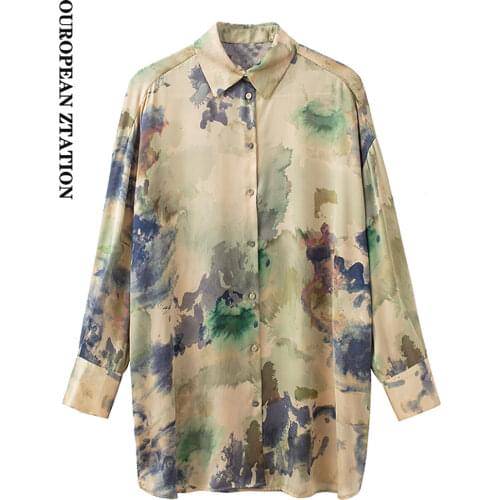 Женские рубашки оверсайз OUROPEAN ZTATION China At AliExpress