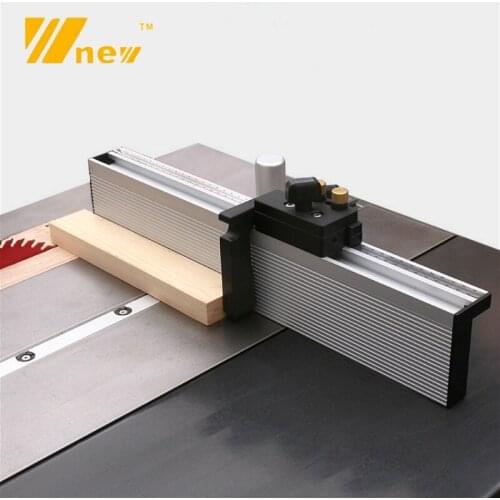 Miter Gauge Table Saw Router Angle Miter Gauge Guide Aluminium Fence Profile 450/600/800mm with Flip Stop for Woodworking Tools