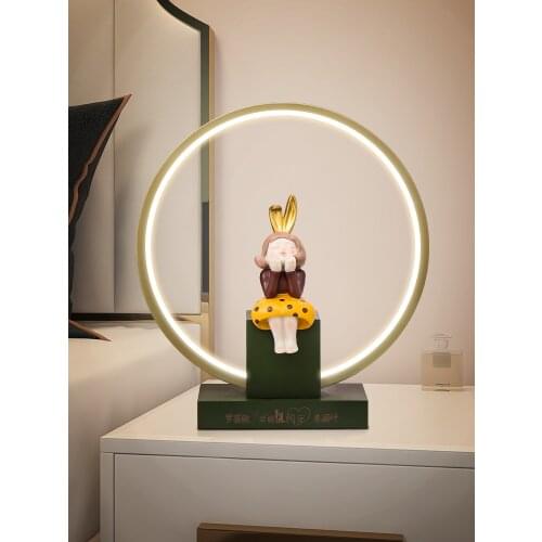 GY Nordic Creative Bedroom Ins Girl Bedside Table Decoration Table Lamp Small Night Lamp Dowry Wedding Gift Decoration