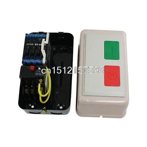 AC 380V 2.1-3A 13HP Three Phase Motor Start Stop Control Magnetic Starter