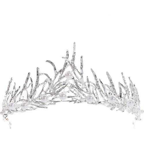 Jeweled Crowns Beautiful Headpiece Wedding Crown Wedding Tiaras Hair Accessories for Prom Birthday Costume Party LL@17