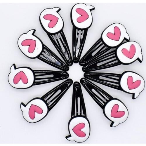 Girls Favor Birthday Gift 10 Pcs Hair Clips Icecream Mirror Lillipop Hair Pins Wholesale Hair Accessory Party Theme Gift