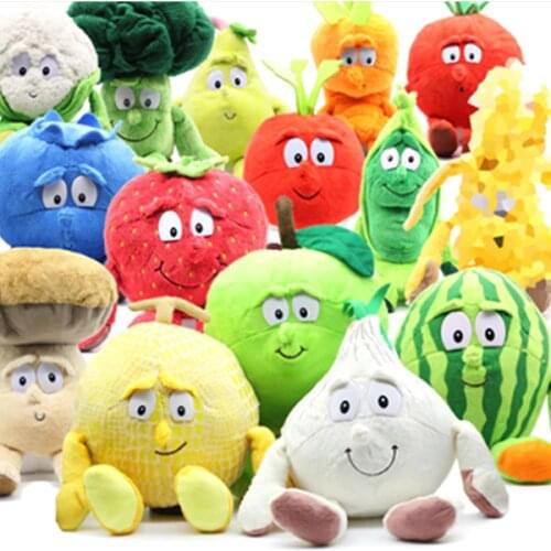 1Pcs Fruit Vegetables Soft Plush Toy Stuffed Doll Cute Gift for Children Kids Support Wholesale and Dropshipping