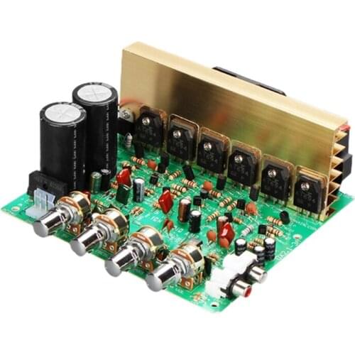 2021 New 2x100W Power Amplifier Board 2.1 Channel 120w Subwoofer Bass Amplifier