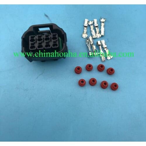 8 Pin Female Waterproof Connector LED Headlight Speaker Plug 6189-7423