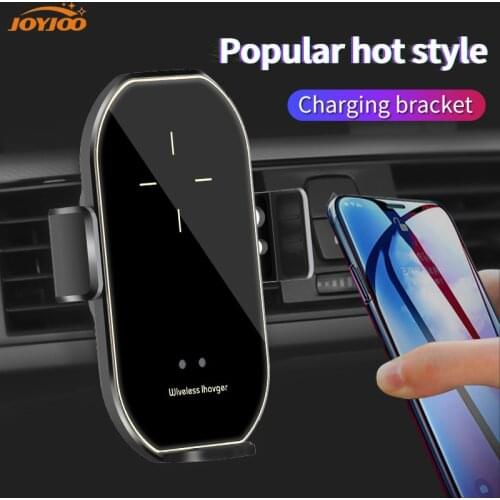 Automatic Clamping Car Wireless Charger foriPhone forsamsung Phone Holder Fast 10W Charging Car Air Vent Dashboard Phone Holder