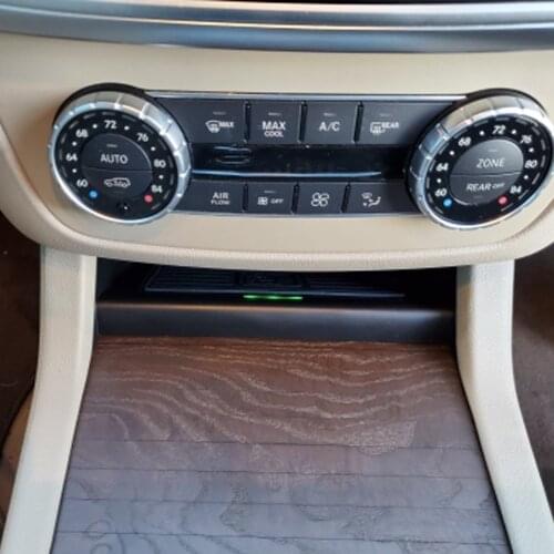 Car wireless charger for Mercedes Benz GLE Class Coupe charging board for W166 C292 GLS X166 GL ML for sumsung S20 charge pad