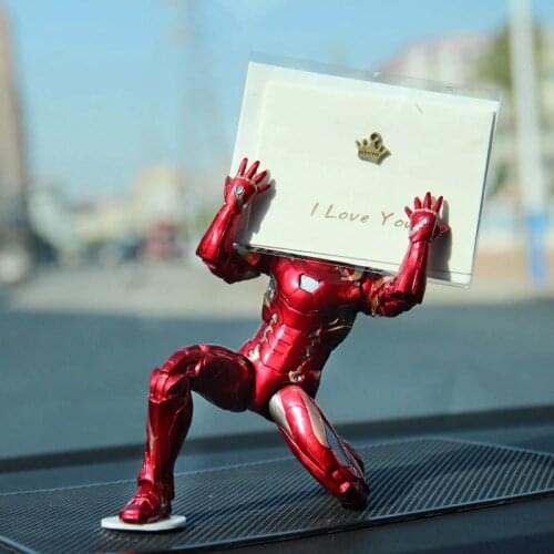 Avengers Iron Man MK46 Car Interior Decoration Auto Center Console Iron Man Oramanets Car Goods Car Interior Accessories