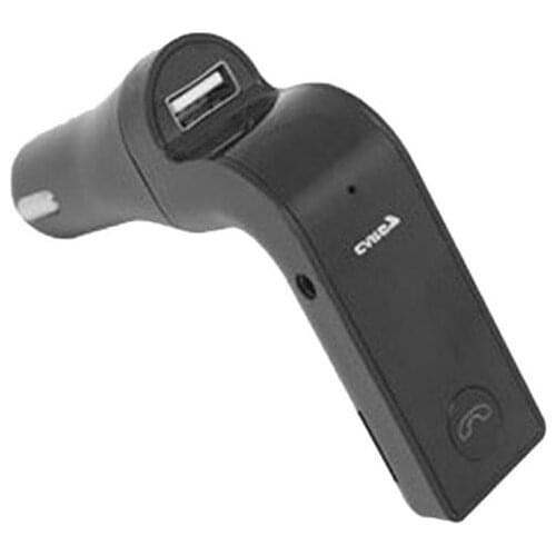 G7 Car MP3 Player Hands Free Wireless Bluetooth FM Transmitter AUX Modulator Car Kit Black