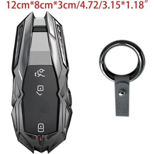 Zinc Alloy Car Key Fob Case Protector Holder for Benz E/C/GLE Auto Accessories Q39F