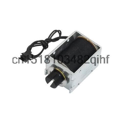 DC 12V 1.71A 5mm Stroke 0.75kg Force Pull Type Solenoid Electromagnet