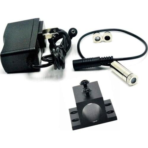 Focusable 405nm 20mw Violet Blue Laser Diode Dot/Line/Cross Module with 5V AC Adapter