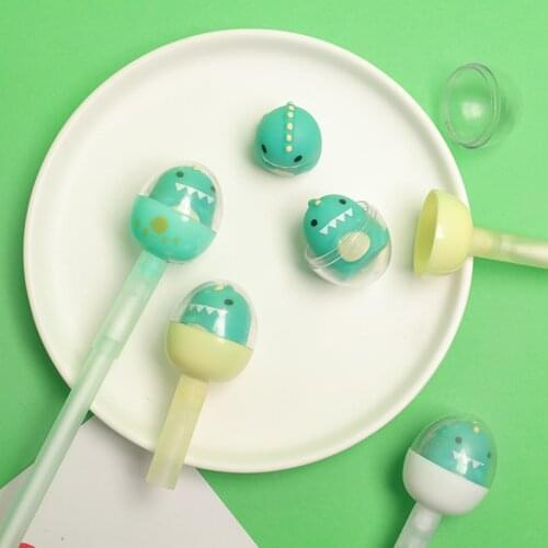 36 pcs/lot Creative Dinosaur Gel Pen Decompression 0.5mm black ink Signature Pens office school writing supplies gift