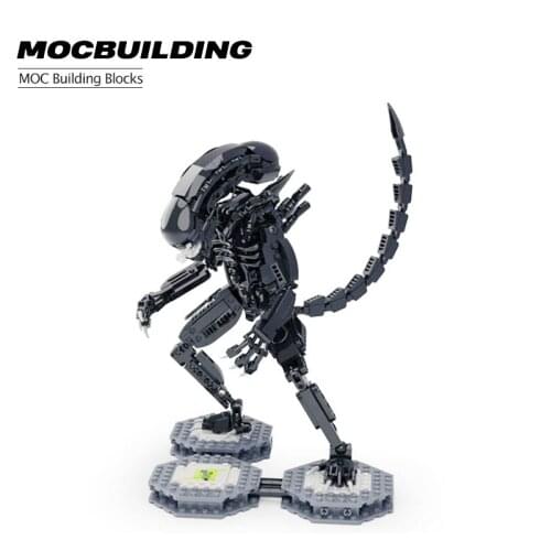 MOC Building Block Series Alien Mechanical odel Building Block Brick Compatible With Childrens Gift Alien DIY Assembled Toys