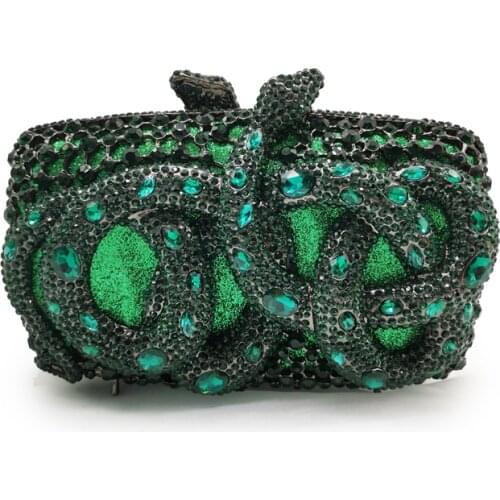 New Arrival Multicolored Crystal Rhinestone Evening Bags Clutch Purse Best Christmas Gift Gemstone Diamond Party Shoulder Bag