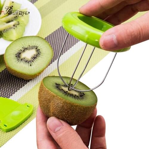 OYOURLIFE Creative Stainless Steel Kiwi Fruit Peeler Slicer Kitchen Pitaya Kiwi Peeling Cutter Fruit Tools Kitchen Accessories