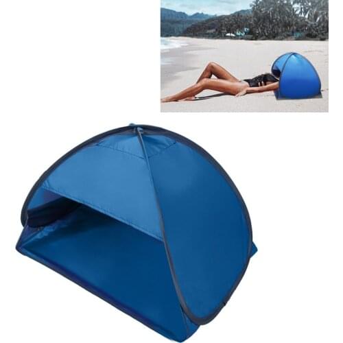 Outdoor Camping Beach Face Tent Lightweight Folding UV Protection Sun Shelter Tent Small Awning Mini Head Tent Sun Protection