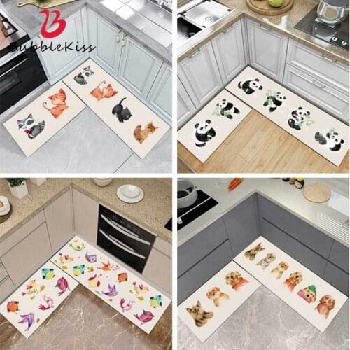 Bubble Kiss Kitchen Carpet Soft Bedside Area Rugs For Living Room Bedroom Decor Carpet Cartoon Pattern Non-Slip Bathroom Mat