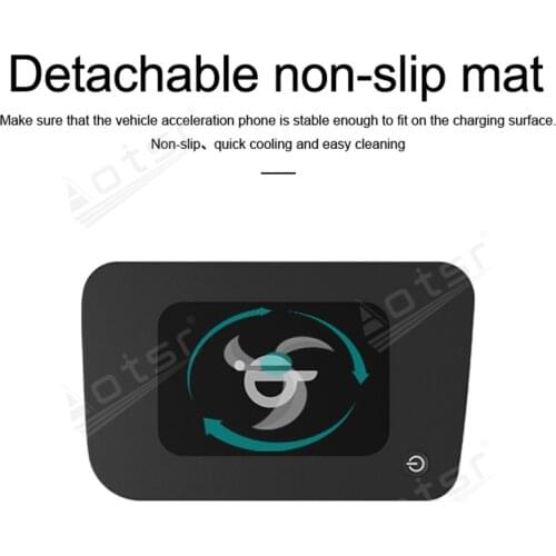 QI Wireless Charge Special On-Board Charge Phone Charge Panel Android For Toyota RAV4 2016 2017 Car Pad Non-slip Car Accessories