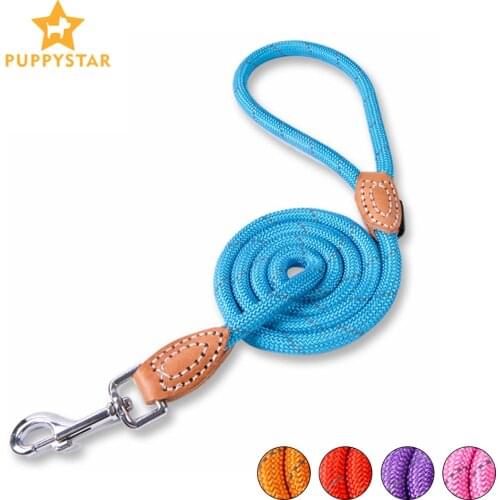 Pet Dog Leash Rope For Large Dogs Medium Nylon Leashes For Dog Reflective Dog-Collar Harness Pet Leash Lead Durable Pet Product