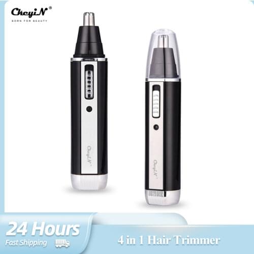 CkeyiN 4 In 1 Electric Nose Ear Hair Trimmer USB Rechargeable Beard Eyebrow Razor Cordless Clipper Groomer Shaver Hair Trimmer