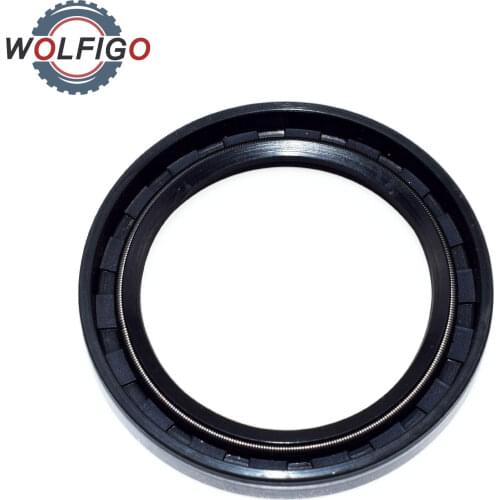 WOLFIGO Front Crankshaft Seal Oil Seal Round Rubber 91212-PLM-A01 11121284154 for Honda Civic LX HX GX EX DX Acura EL 2000-2005