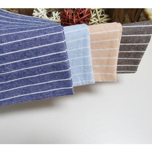 Japan Style Striped zakka100% cotton bowl tableware cup mats pads dining placemats decorative doilies rectangle cover cloths
