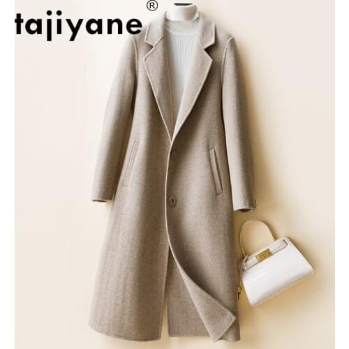 Womens Winter Jackets 2021 Women 100% Wool Coat Female Double-faced Cashmere Coat Korean Style Mulher Parkas TN1560