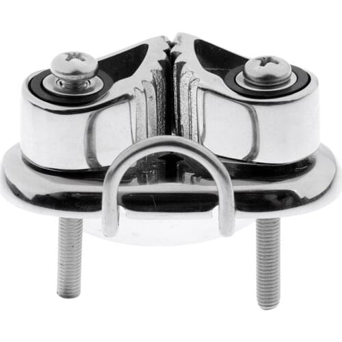 1 Pcs Rowing Boat Fast Entry Cleats Canoe Kayak Cam Cleat Kayak Sailing Inflatable Boat Stainless Steel Cam Cleats Accessories