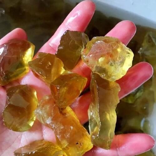 100g Quality Natural citrine Large block carved for Pendant Jewelry Citrine original stone ore for yellow Crystal specimen D3