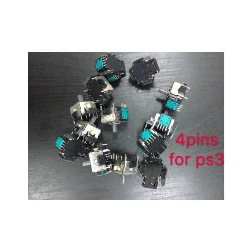 20pcs/lot original used for ps3 game controller 4pin 3D analog stick thumb stick replacement