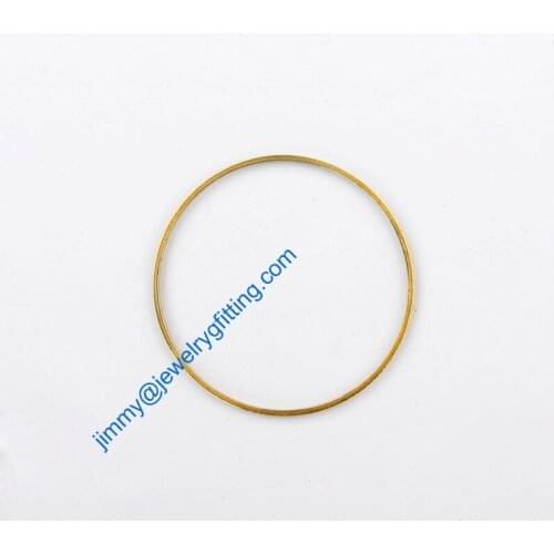 3000PCS Raw Brass Circle 30*1*0.5 copper Rings jewelry findings Conntctors Quoit