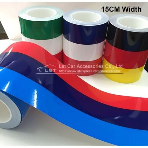 Car Stickers Germany Italy French Russia Flag Striped Car Hood Vinyl Sticker Body Decal For BMW Car Styling