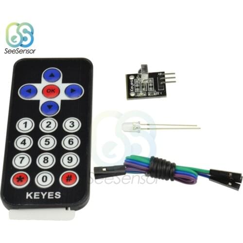 1Set Infrared Wireless Remote Control Module Wireless IR Receiver Module DIY Kit HX1838 for Arduino Raspberry Pi