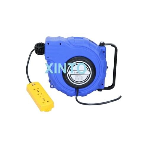 2-3x1.5-2.5MM 10-20M electric power source hose reel, Automatic retractable reel Plumbing Hoses