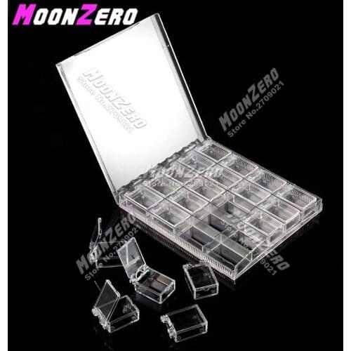 20 Lattice Independent Detachable Diamond Painting Mosaic Color Storage Box Article Finishing Tools Embroidery Material Box