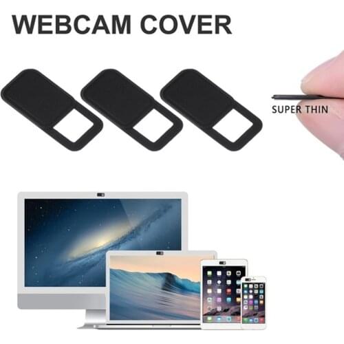 3PCS WebCam Cover Shutter Magnet Slider Plastic Camera Privacy Sticker for Macbook Pro Laptops IPad IPhone Web Cam Phone Lens