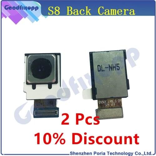 For Samsung Galaxy S8 G950 G950F Rear Back Camera Module Part S8 Plus G950 G950F Phone Camera Modules