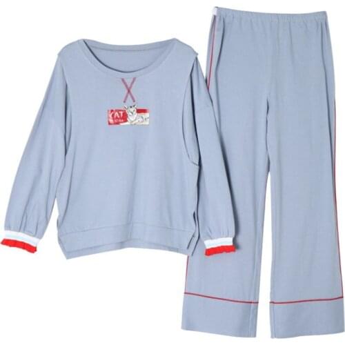 High Quality Cotton Long Sleeve Nursing Pregnant Nightgowns Maternity Breastfeeding Sleepwear Set for Pregnancy Pajamas su