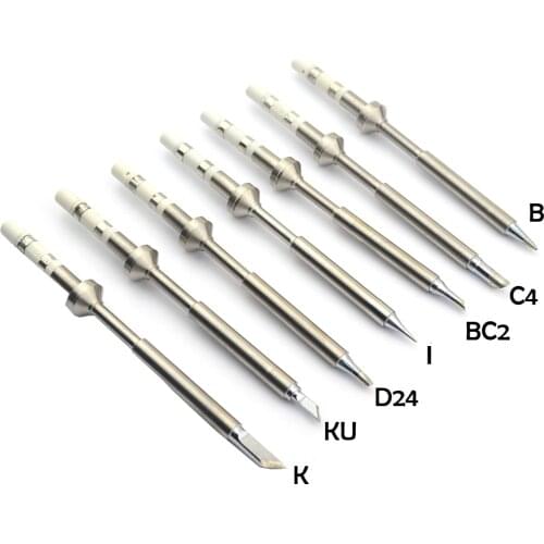 TS100 Mini Portable Digital Soldering Iron Tip Replacement Bit Head model B2 BC2 C4 D24 K I Ku ILS B