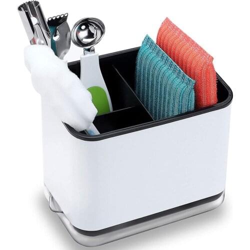 Sink Caddy Organizer, Kithchen Sponge Holder, Soap Brush Caddy Kichen Sink Accessorie Organizations Caddy Organizer Sink