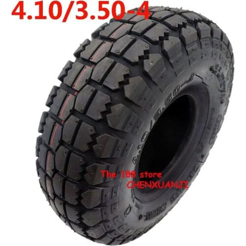 4.10/3.50-4 Tire Scooter Tyre Mini ATV Wheel Tyre 3.50-4 Inner Tube Fit for Wanda Wheel Tires Trolley