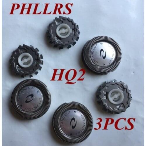 3PCS HQ2 replace head razor blade for philips Norelco electric shaver HQ222 HQ240 HQ2405 HQ242 HQ2425 HQ26 HQ284 HQ223 HS100