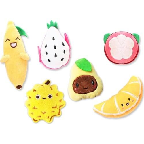 Pet Supplies Plush Toys Modeling Muppet Fruit Series Soft Cat SelfHi Toys Pet Products Catnip Toy Pet Toys Kitten Toys Cats Toys
