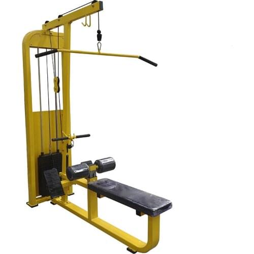 Seated High Pull Back Low Pull Back Machine Rowing Trainer Commercial Fitness Equipment Steel Pipe Back Muscle Exercise Workout