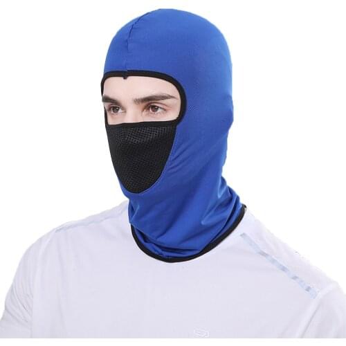 Motorcycle Face Shield Sun Protection And Dustproof Headgear Breathable Face Mask Outdoor Tactical Riding Hood Mask Full Face